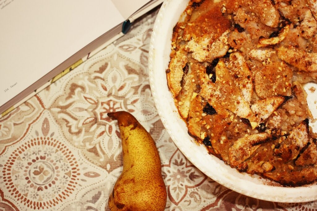 torta mele e pere senza uova e farina