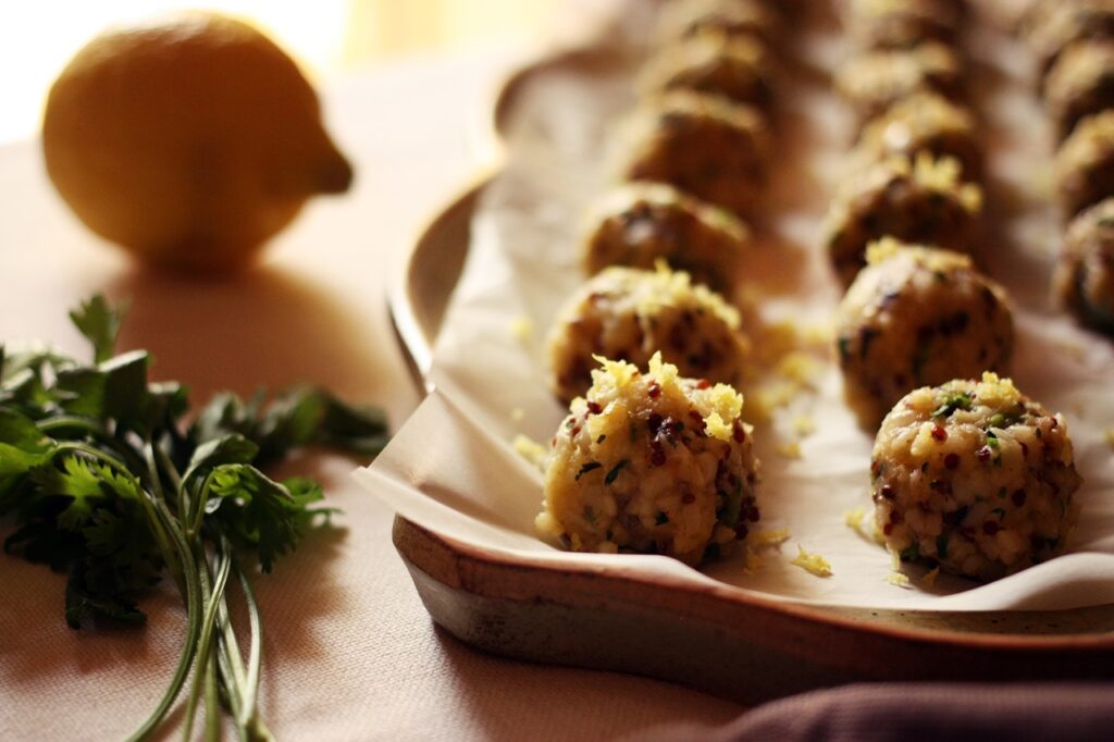 polpette vegetariane con bulgur e quinoa